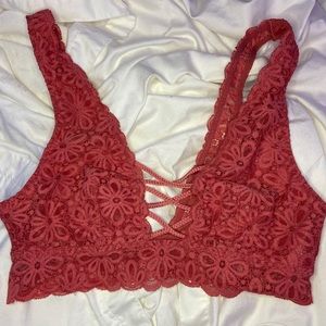 Red Victoria’s Secret Bralette